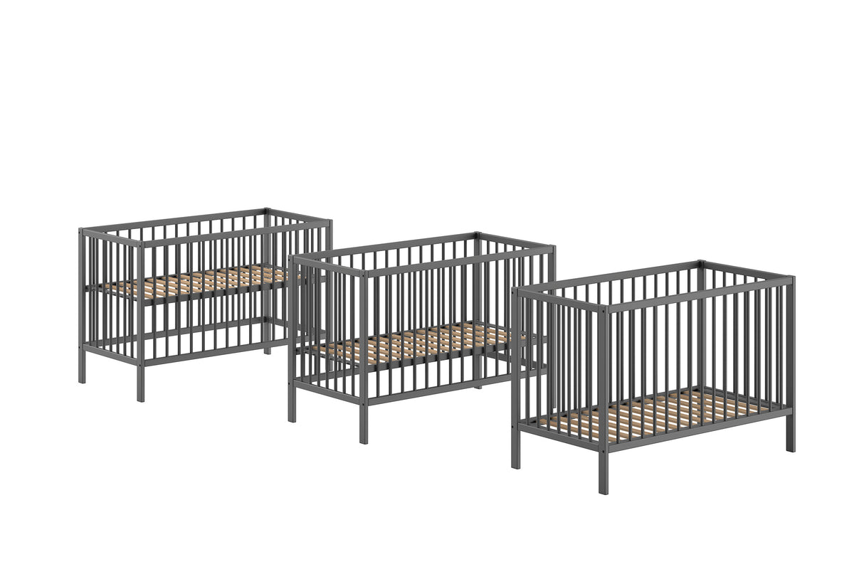 Vipack, Dino, Cot 60x120, Anthracite