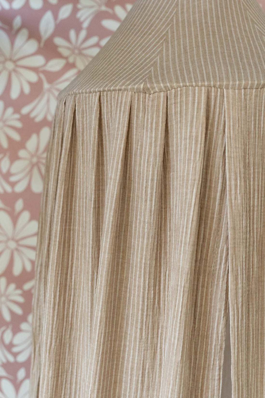 Matuu, Sänghimmel, Beige Randig Muslin