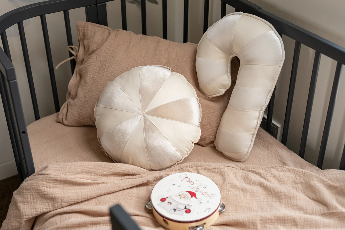 Moi Mili Decorative Pillow, "White Lollipop"