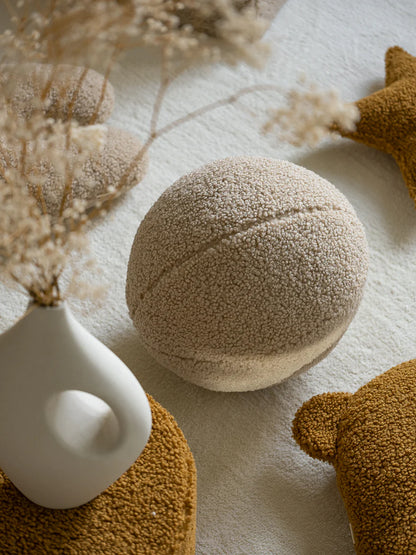 Wigiwama Ball pillow, Biscuit