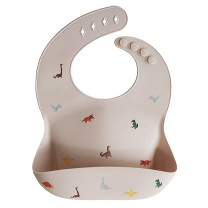 Mushie, Silicone Dinnerware Set, Dino