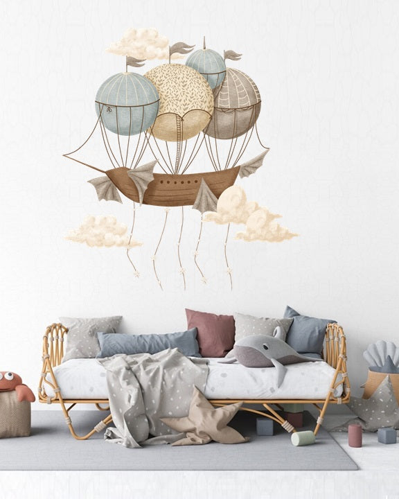 Wall sticker 100x100cm, Dream Ocean Ship