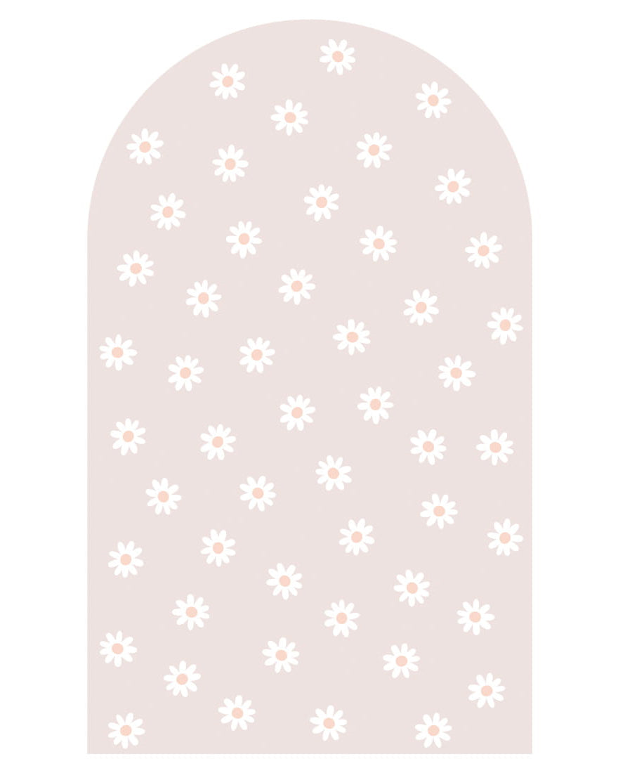 Pastelowe Love, Seinätarra Kaari, Dusty Pink Daisies