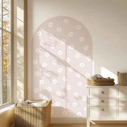 Pastelowe Love, Seinätarra Kaari, Dusty Pink Daisies