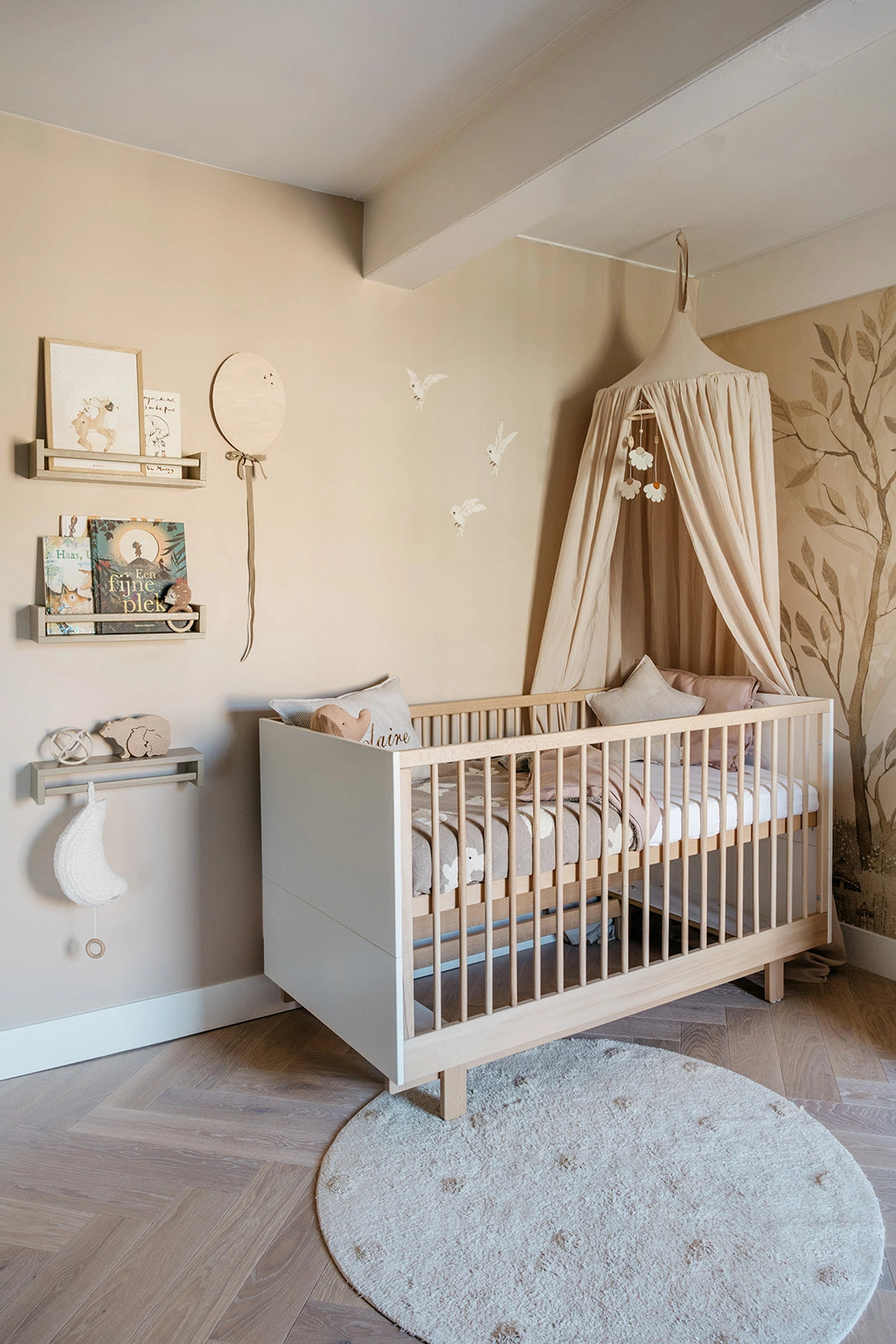 Wood Luck Design, Cot &amp; Junior bed 2 IN 1, 70x140 cm, Basic White