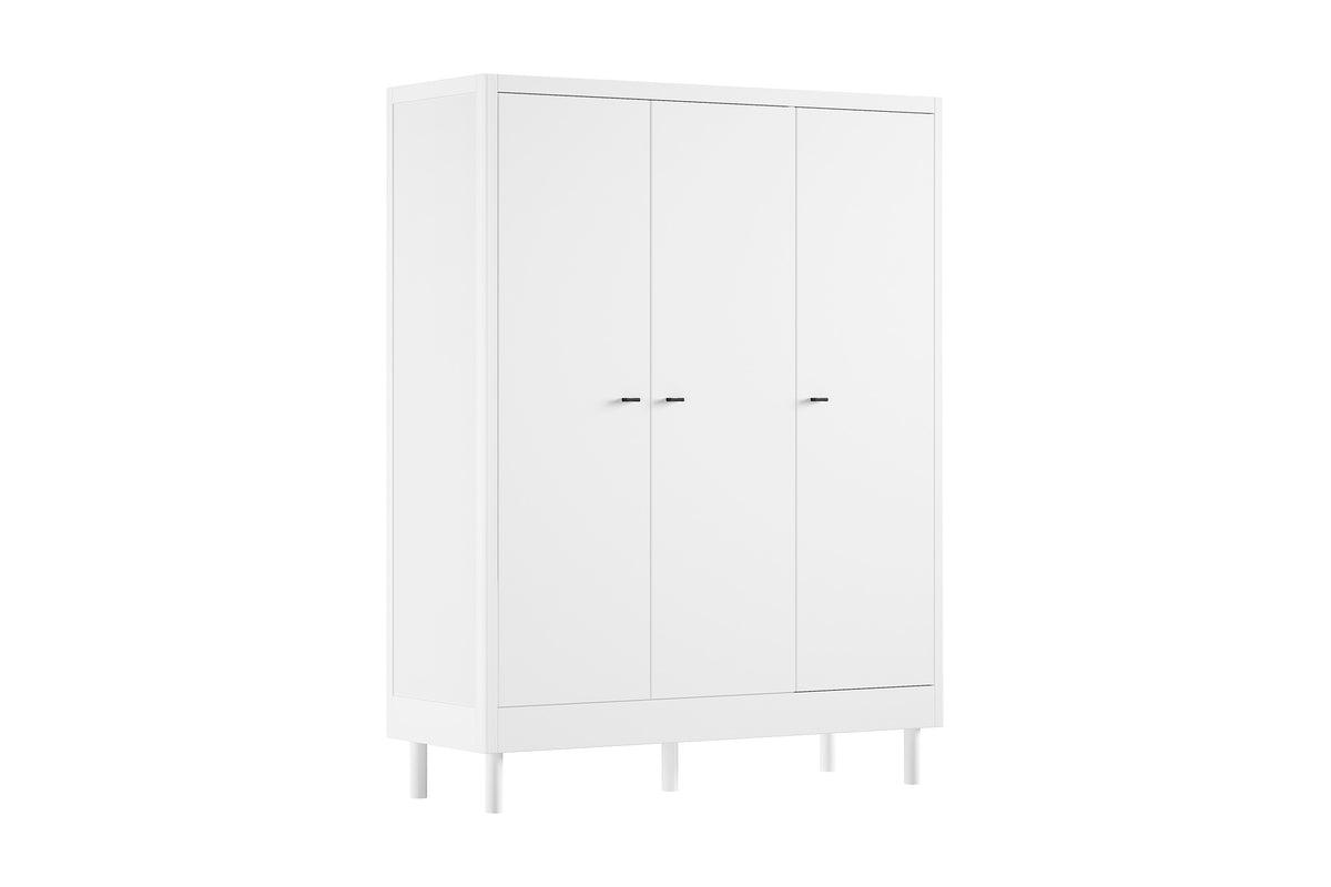 Vipack, Forrest Beech, Vaatekaappi 3-ovea, White