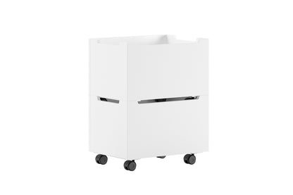 Vipack, Forrest Oak, Semi-loft bed &amp; slide 90x200cm, White
