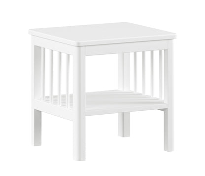 Vipack, Forrest Oak, Bed 90x200cm, White&amp;Boucle