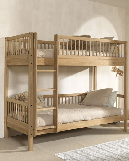 Vipack, Forrest Oak, Bunk bed (Convertible) 90x200 cm, Oak