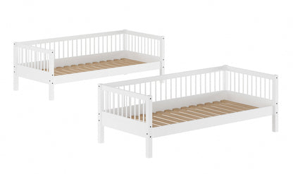 Vipack, Forrest Beech, Våningssäng (Cabriolet) 90x200 cm, Vit