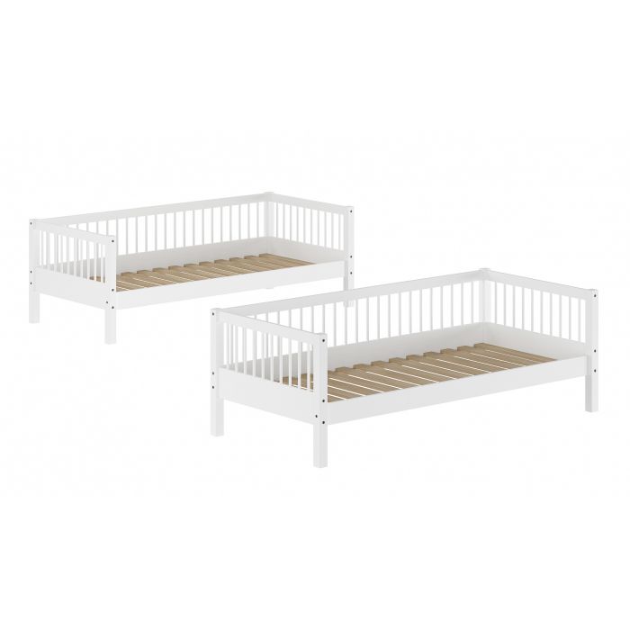Vipack, Forrest Beech, Våningssäng (Cabriolet) 90x200 cm, Vit
