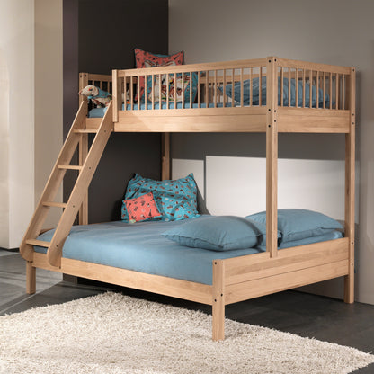 Vipack, Forrest Oak, Family Bunk Bed, Oak