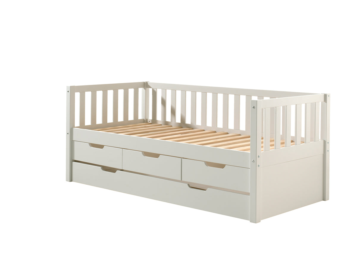 Vipack, Fritz, Bed 90x200cm, White