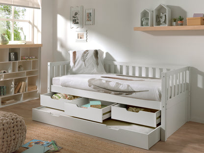 Vipack, Fritz, Bed 90x200cm, White