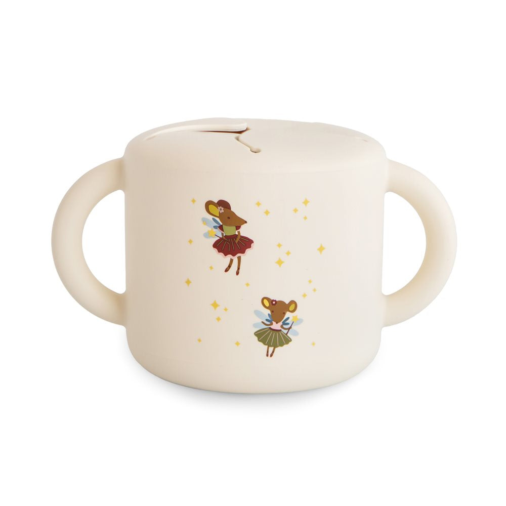 Mushie, Silicone Snack Cup, Fairy Mice