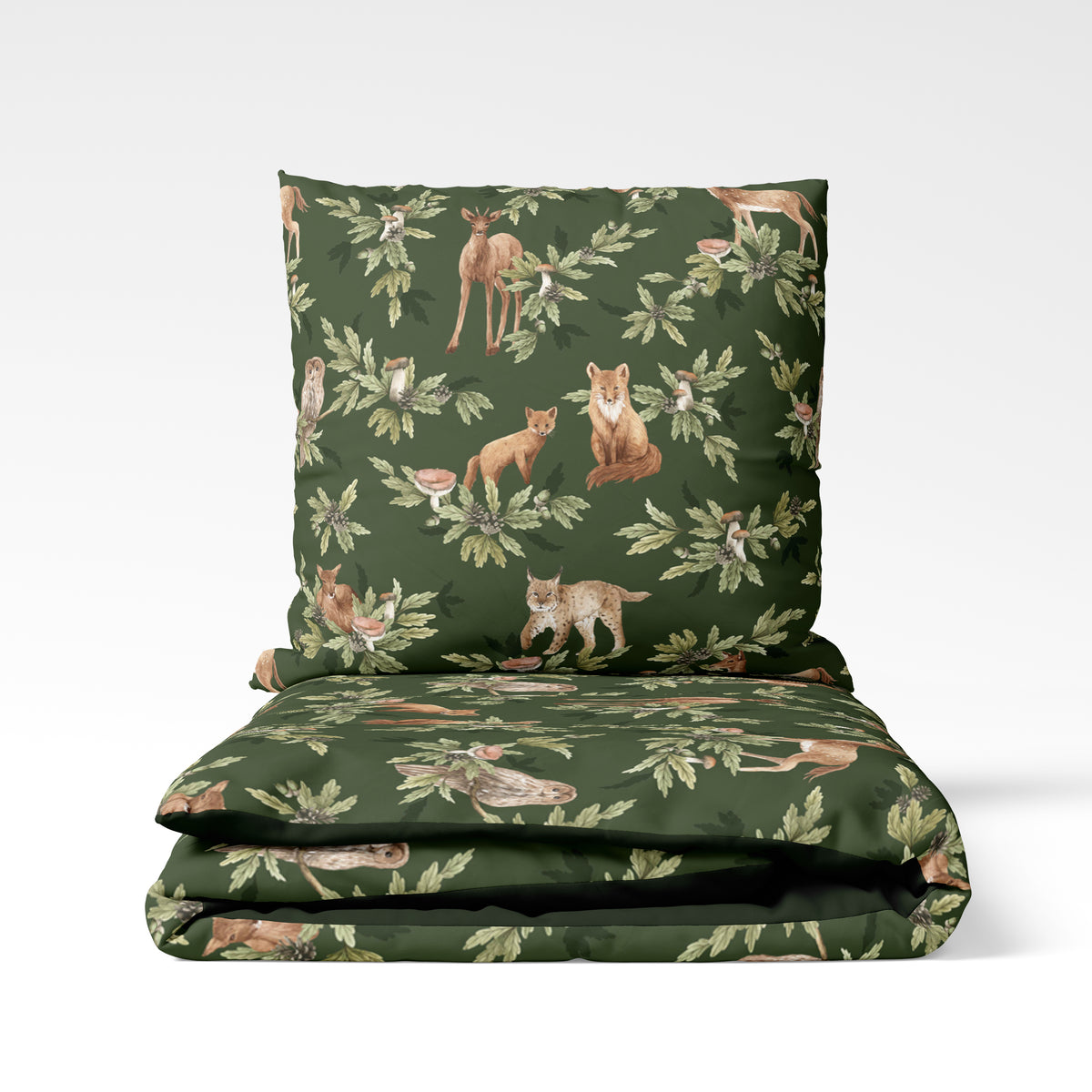 Pussilakanasetti 100x135, Forest Green