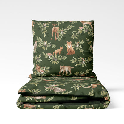 Pussilakanasetti 100x135, Forest Green
