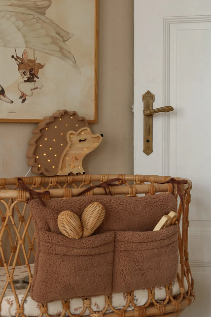 Little Lights Night Light, Hedgehog Autumn Brown