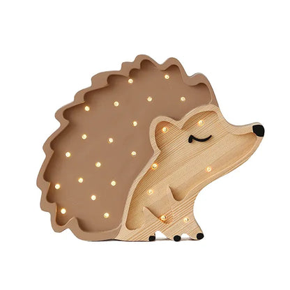 Little Lights Night Light, Hedgehog Autumn Brown
