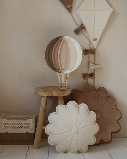 Little Lights Night Light, Hot Air Balloon, Cappuccino