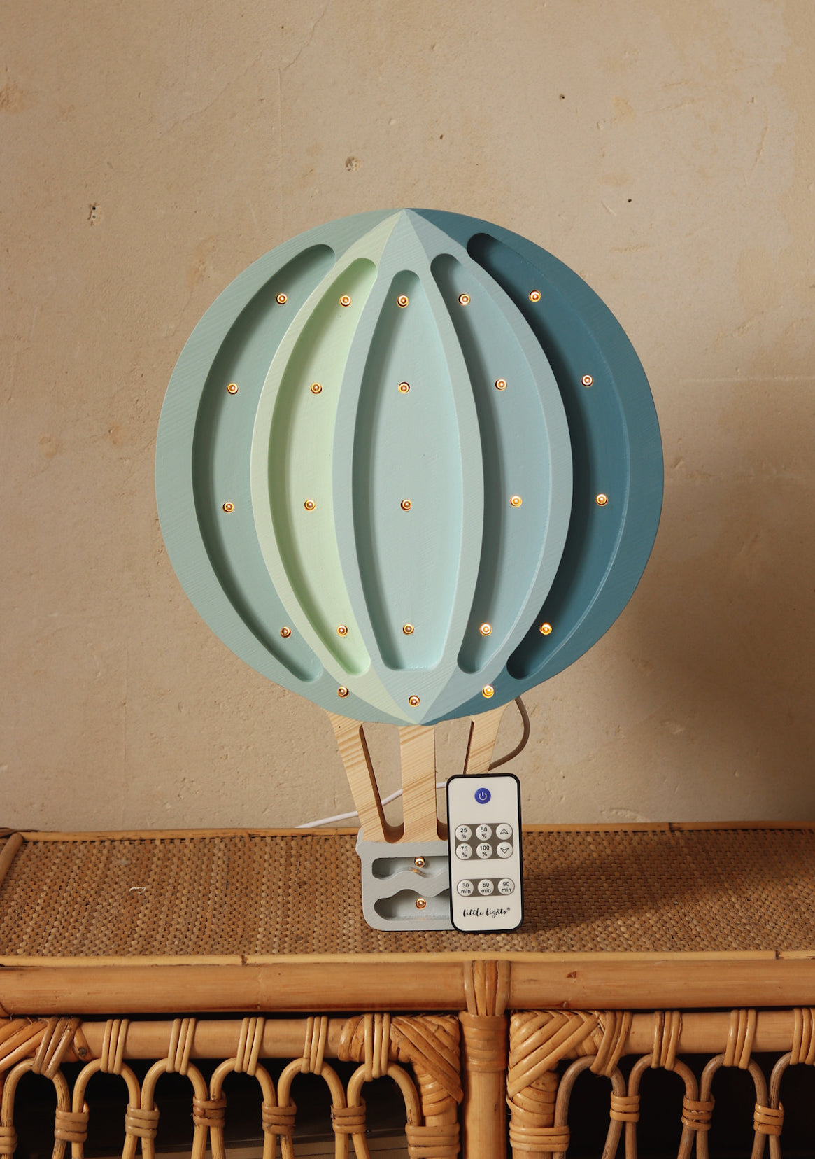Little Lights Night Light, Luftballong Blue Rainbow