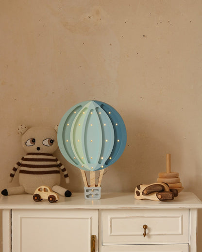 Little Lights Night Light, Luftballong Blue Rainbow