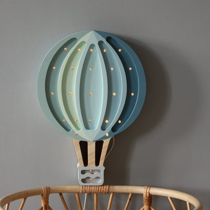Little Lights Night Light, Luftballong Blue Rainbow