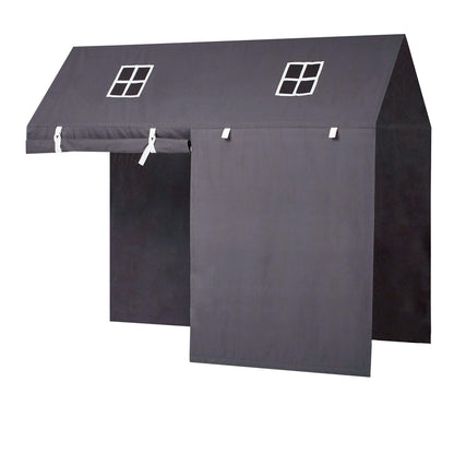Hoppekids, House Bed Canopy, Granit Grey