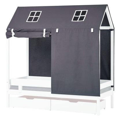Hoppekids, House Bed Canopy, Granit Grey