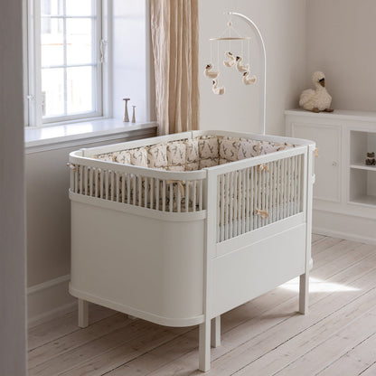 Sebra, Pinnasänky&Juniorisänky 2 in 1, Classic White