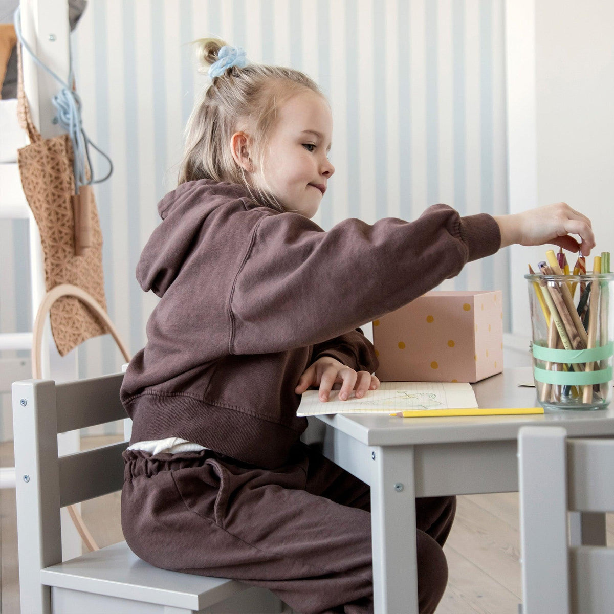 Hoppekids Mads, Lasten Tuoli, Dove Grey
