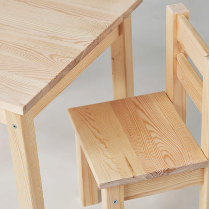 Hoppekids Mads, Lasten Tuoli, Natural Wood