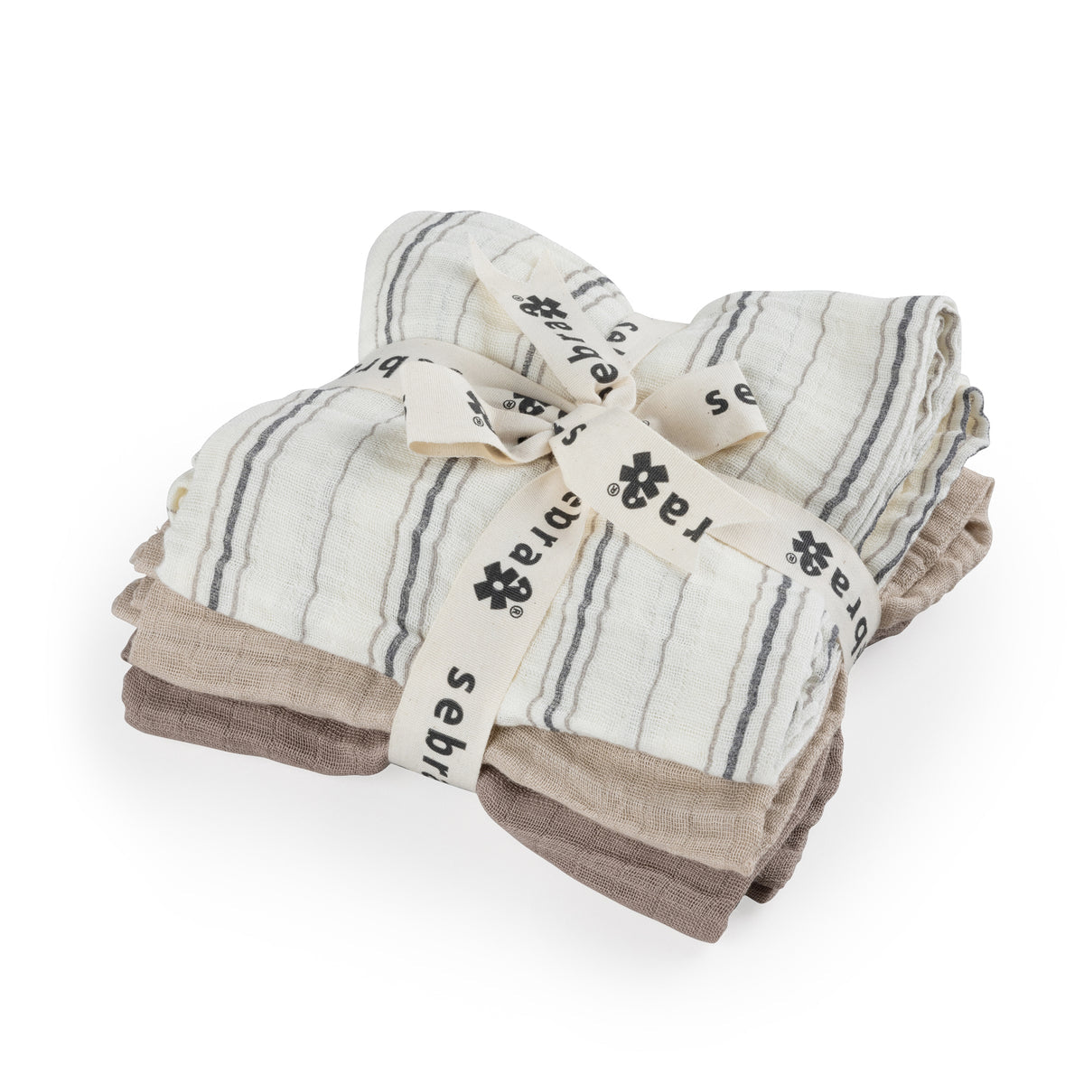 Sebra, Harsot 3-pack, Cream Stripe