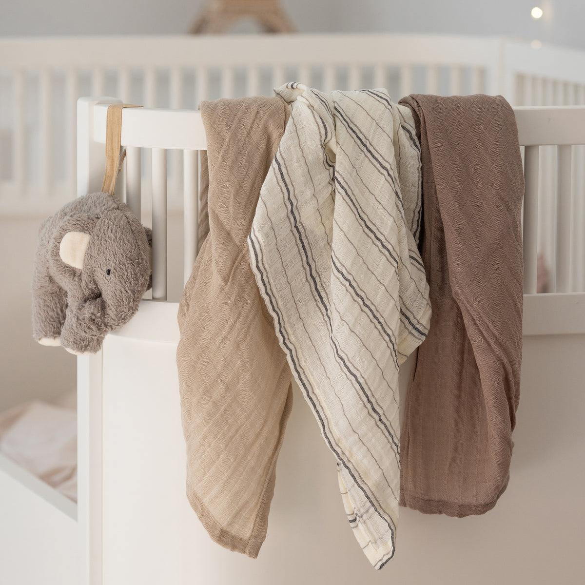 Sebra, Harsot 3-pack, Cream Stripe