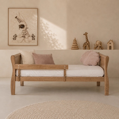 Woodies, Cot Noble 2 in 1 70x140 cm, Walnut
