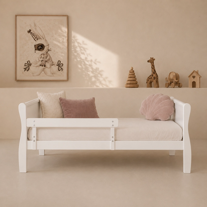 Woodies, Pinnasänky Noble 2 in 1 70x140 cm, White
