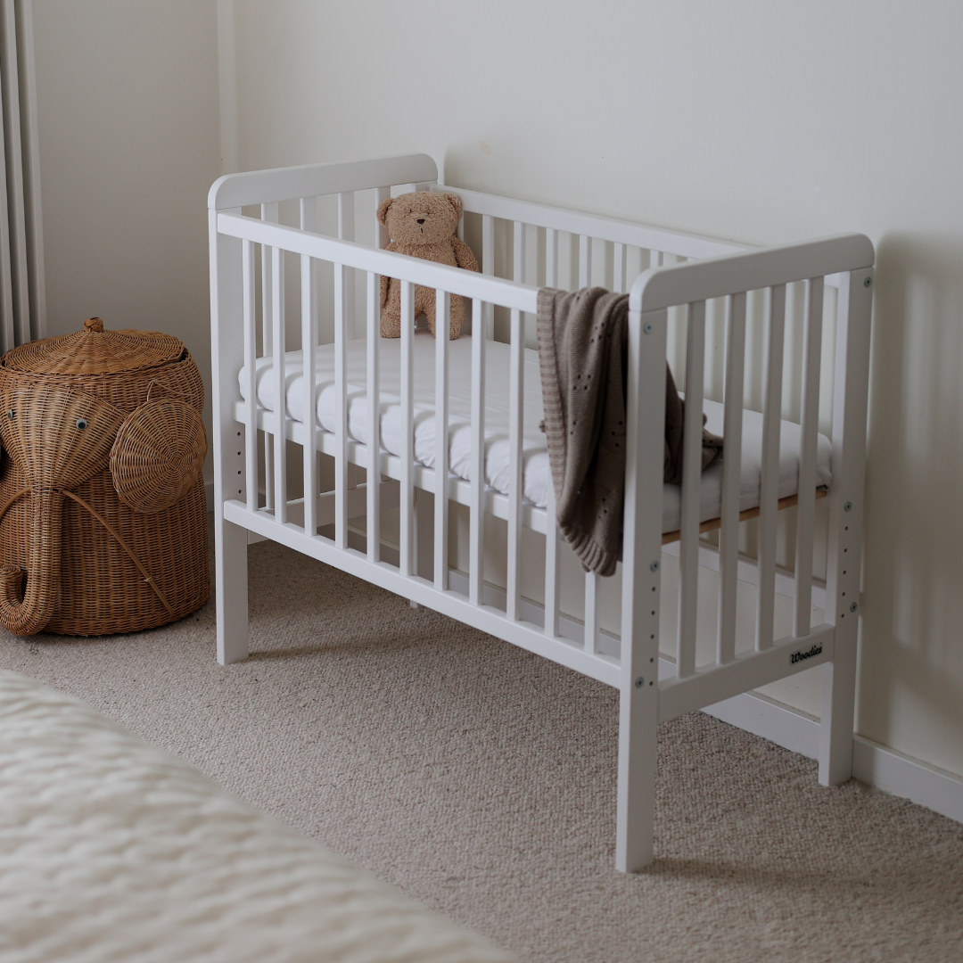 Woodies, Adjustable Cradle 90x40 cm, White