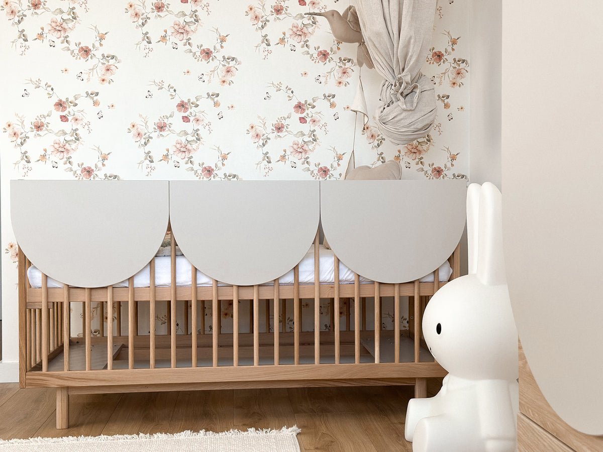 Wood Luck Design, Pinnasänky & Juniorisänky 3 IN 1, 70x140 cm, Bloom