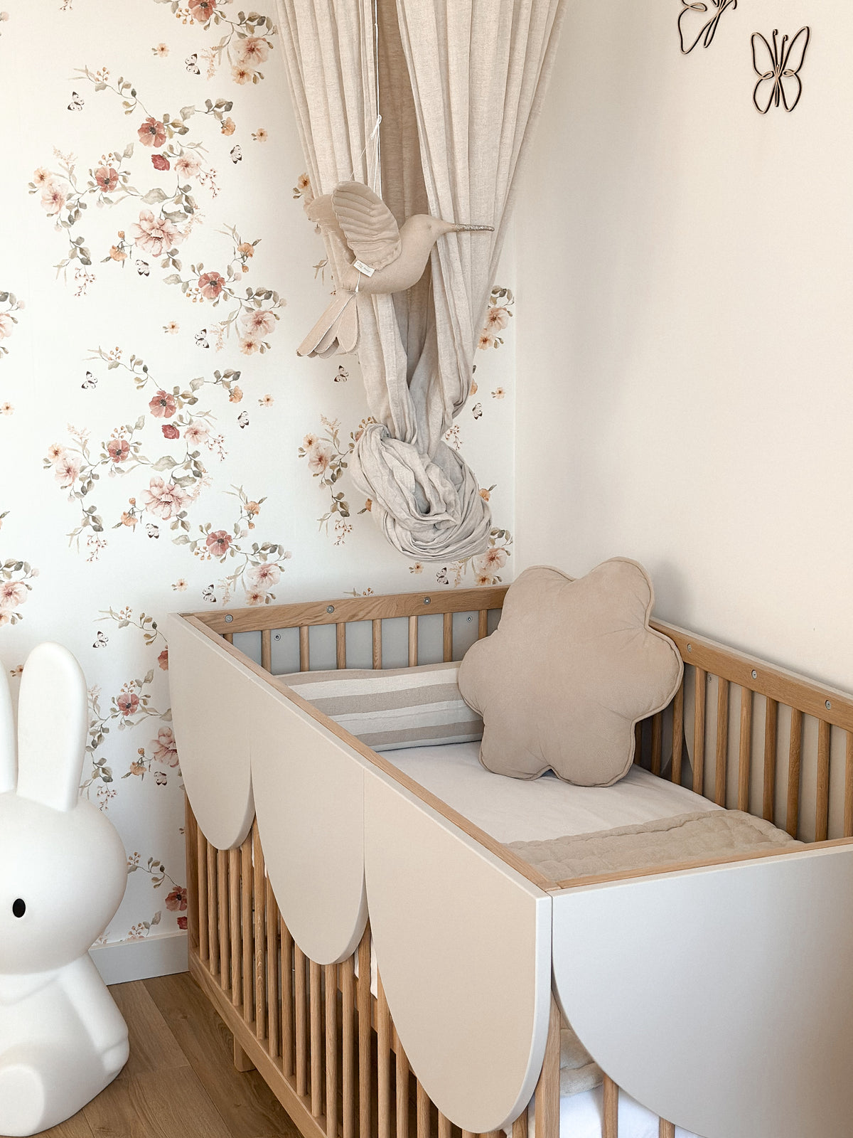 Wood Luck Design, Pinnasänky & Juniorisänky 3 IN 1, 70x140 cm, Bloom