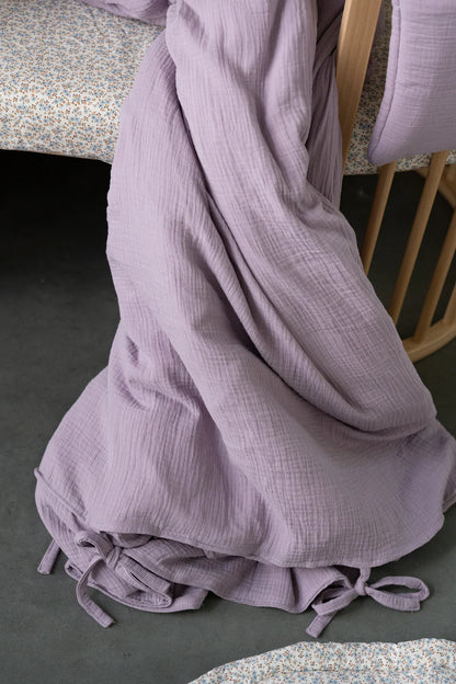 Matuu Duvet Cover Set, Muslin Lavender Bliss