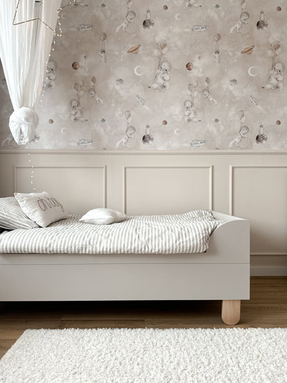 Wood Luck Design, Junior bed 80x160 cm, Basic Cashmere