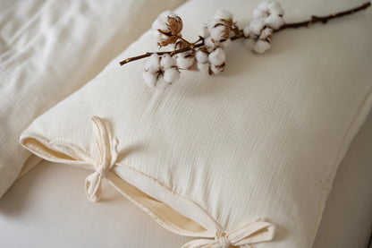 Matuu Duvet Cover Set, Muslin Cream
