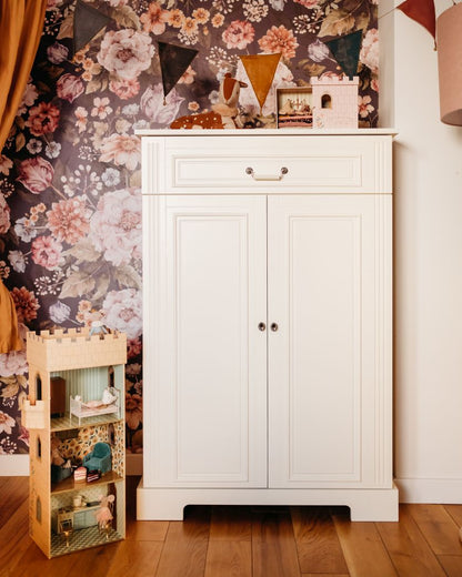 Bellamy, Ines, High Chest of Drawers, White