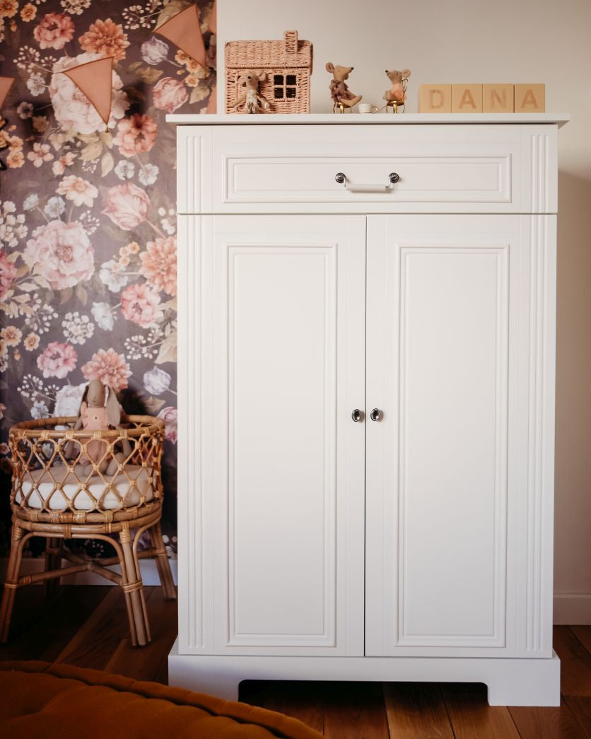 Bellamy, Ines, High Chest of Drawers, White