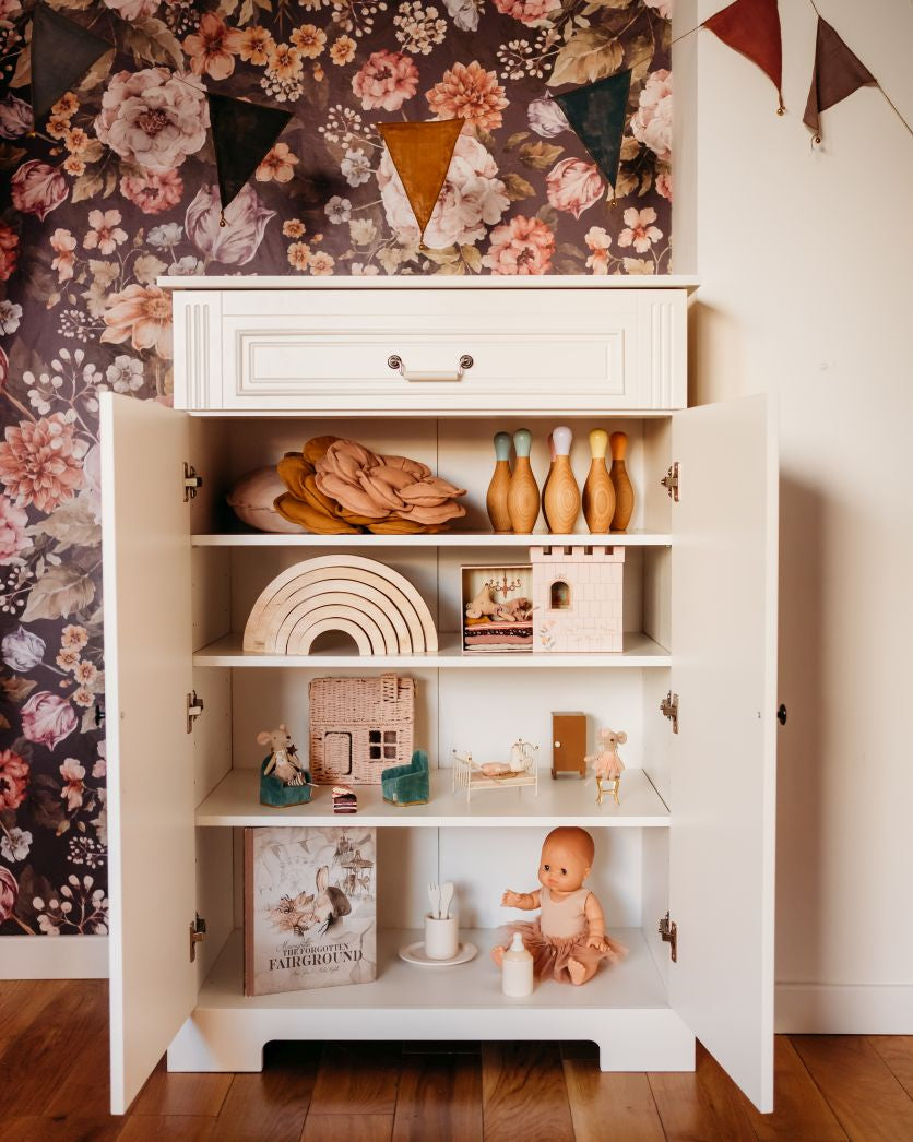 Bellamy, Ines, High Chest of Drawers, White