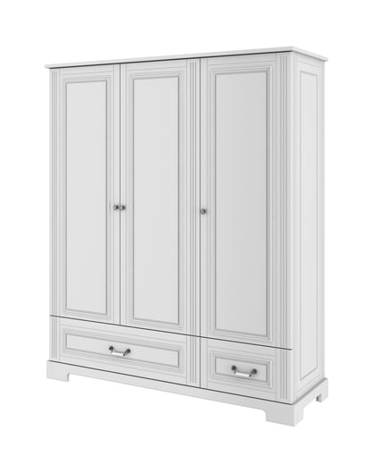 Bellamy, Ines, Wardrobe 3 doors, White