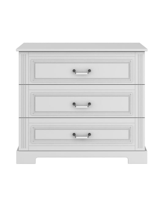 Bellamy, Ines, Chest of 3 drawers, White