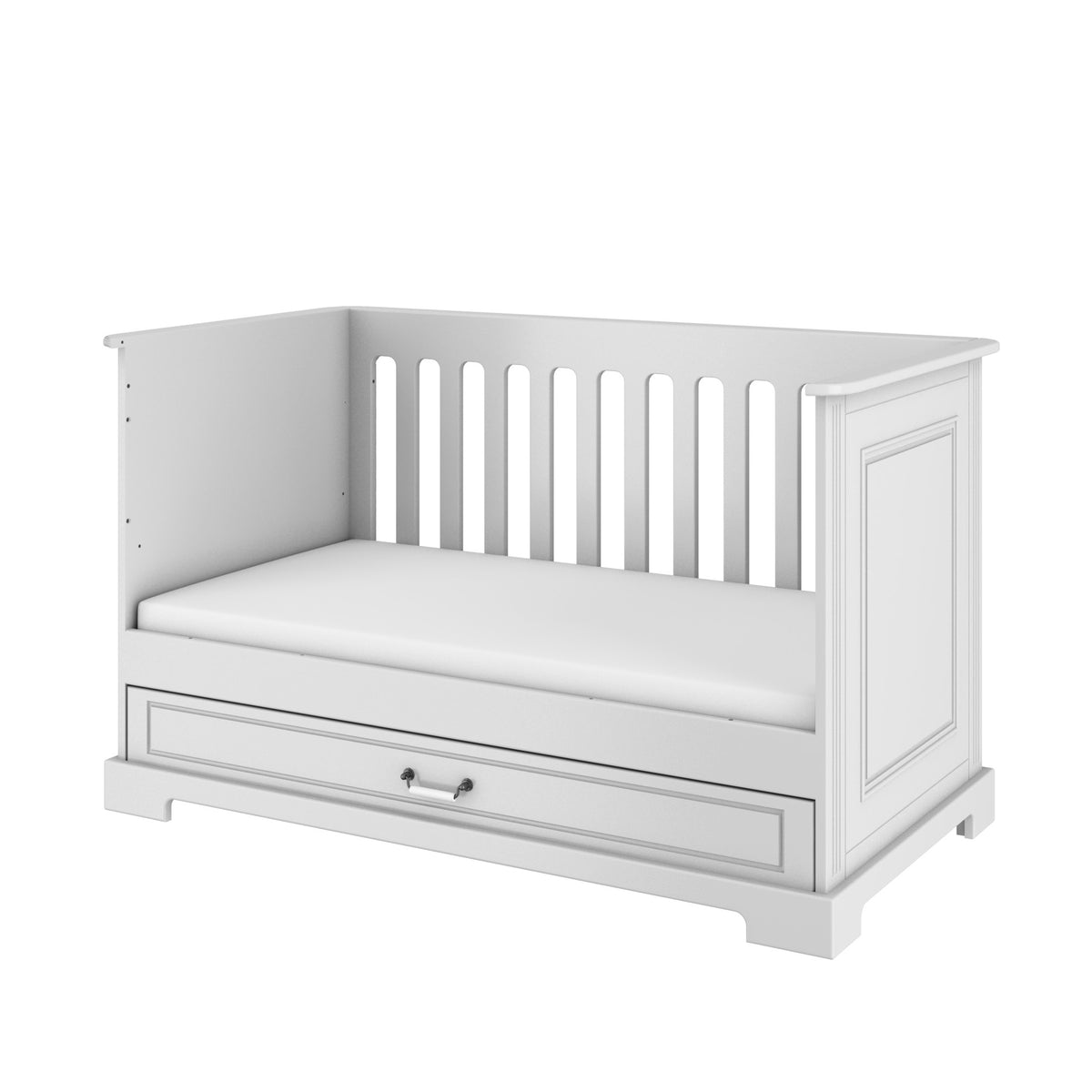 Bellamy, Ines, Cot 2 IN 1, 70x140 cm, White
