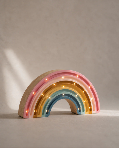 Little Lights Night Light, Rainbow Retro