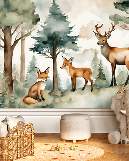 Valokuvatapetti, Forest Animals